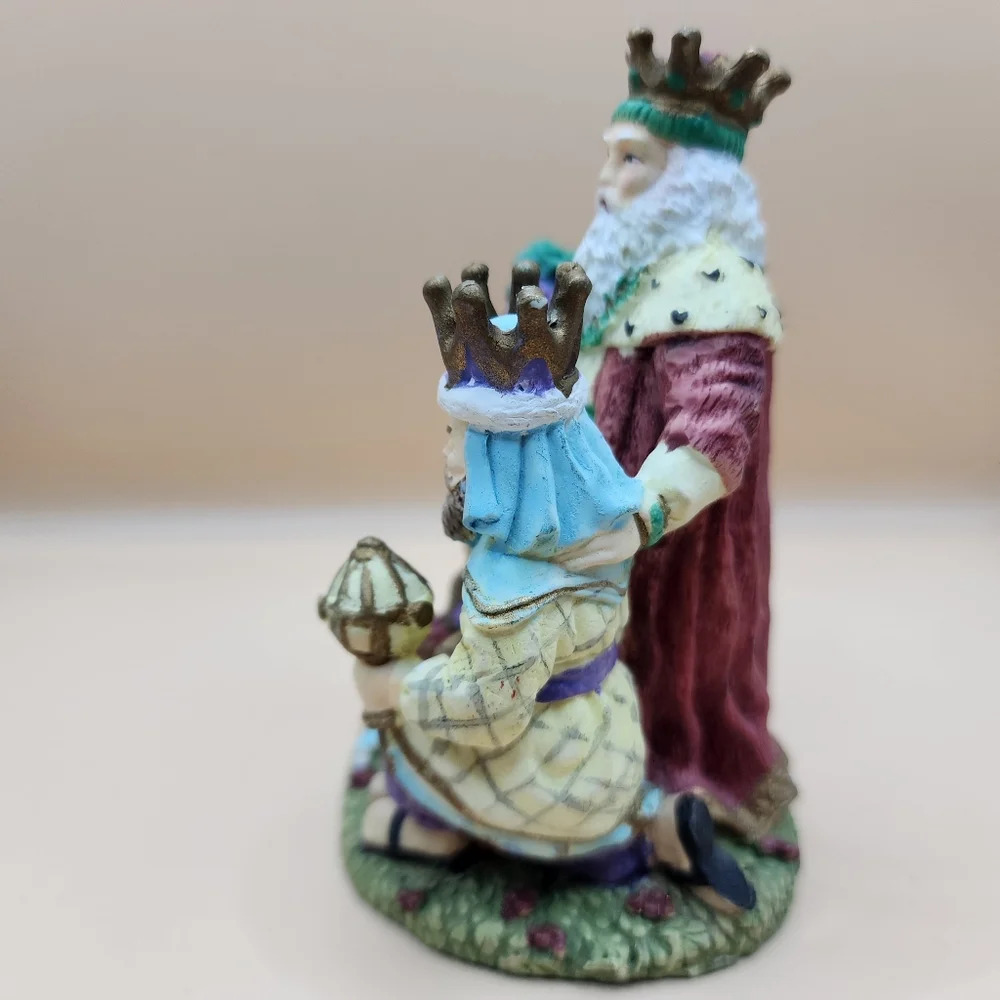 1995 3 Magi Wise Men Figurine Christmas 4 Inch - Picture 4 of 6